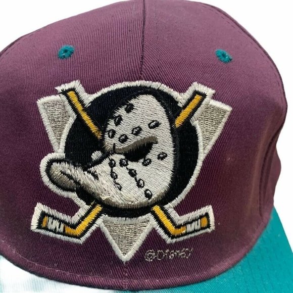 Mighty Ducks Snapback Hat Ball Cap 